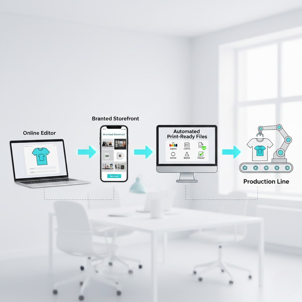 Customized white label products like photobooks, mugs, and prints using Ezycreate POD