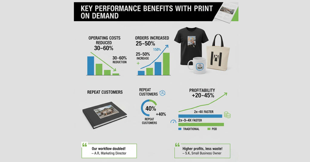 Future of B2B growth with Print on Demand, offering scalable, personalized product solutions for businesses