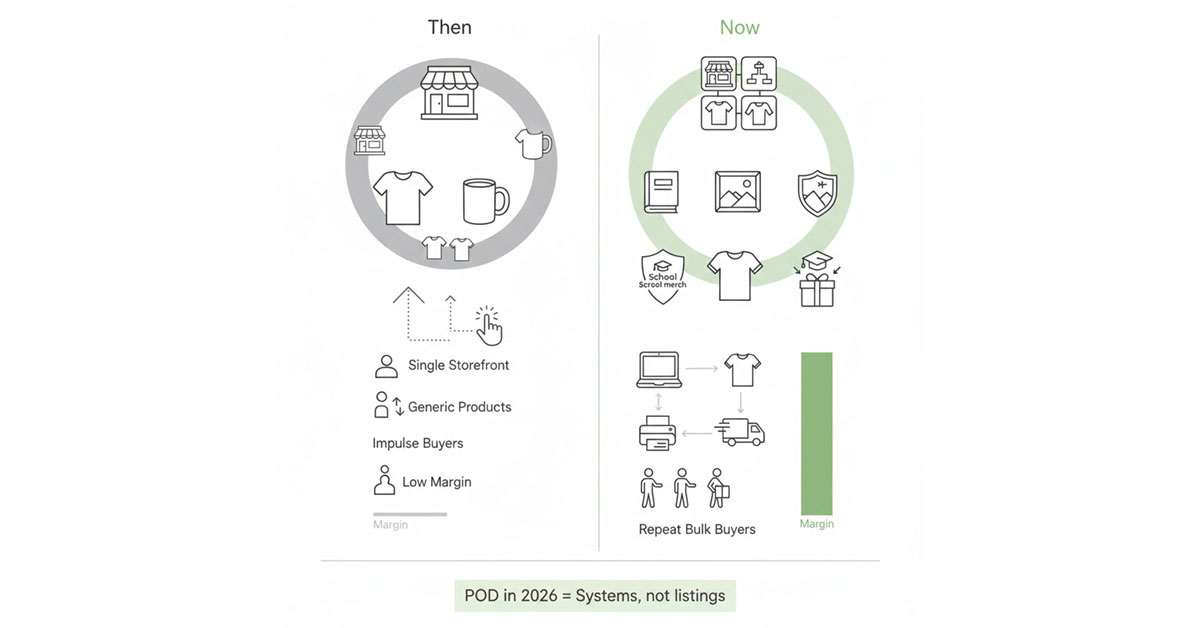 Comparison of manual print on demand operations versus automated print on demand platforms built for bulk orders and repeat business buyers