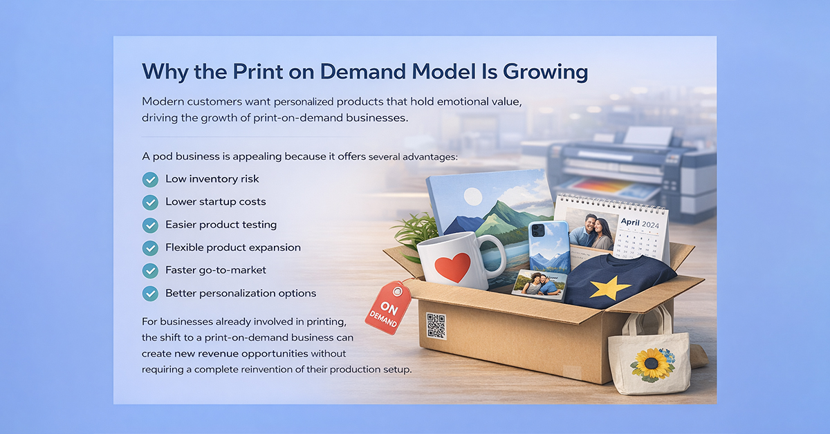 Choosing products for a print on demand business