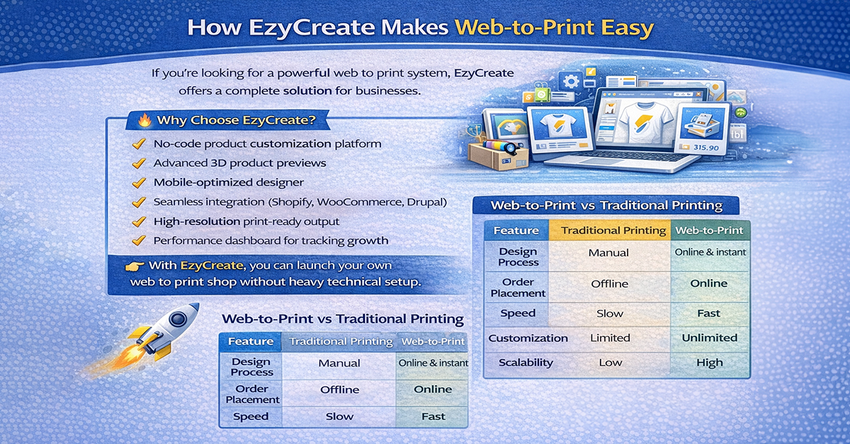 EzyCreate Makes Web To Print Easy