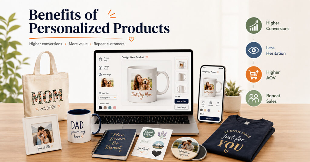 Print on Demand Personalization: Benefits, Products & How to Increase Sales