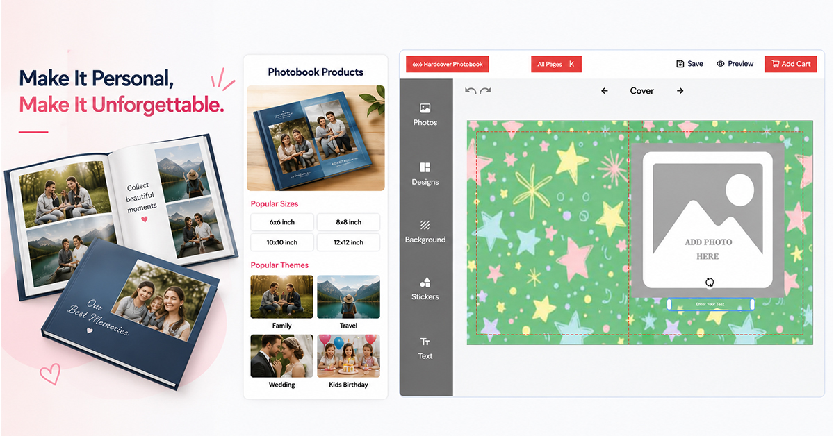 EzyCreate live product preview tool showing print on demand personalization design flow 